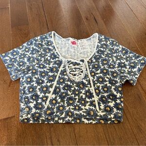 Vintage No Boundaries Floral Crop Top